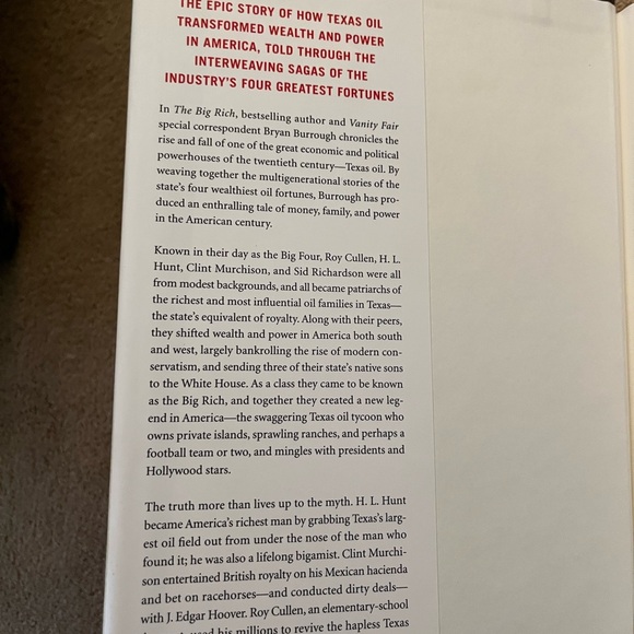 The Big Rich Book Rise and Fall of Greatest Texas Oil Fortunes - Picture 2 of 3